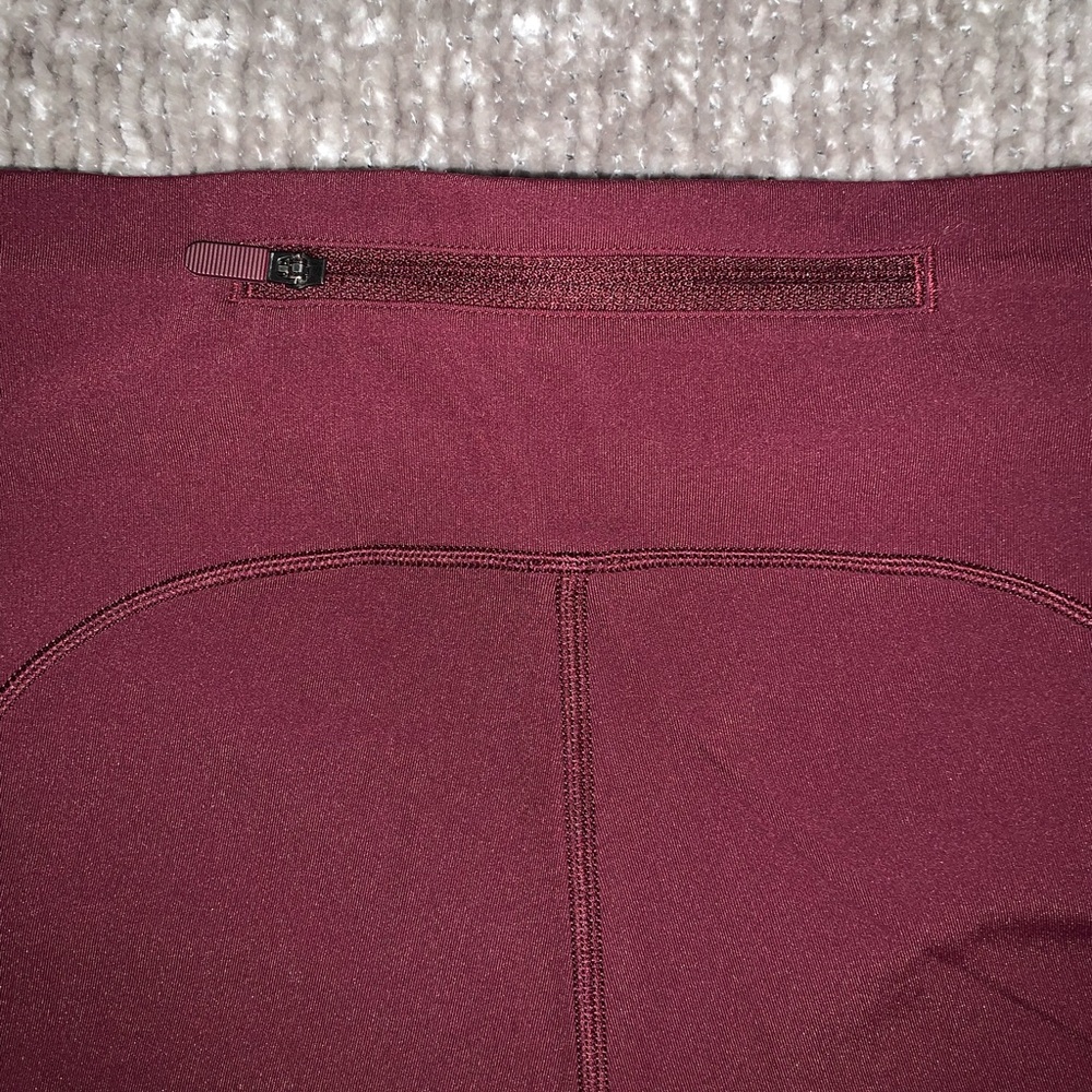 Burgundy Lululemon Leggings Excellent Condition